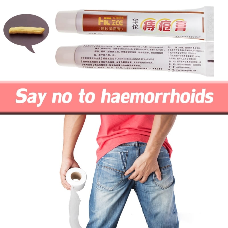 3pcs HuaTuo Hemorrhoids Ointment Painkiller Cream Pain Relief Crack ...