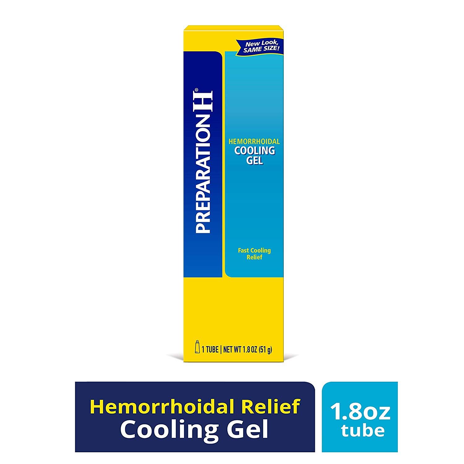 4 Pack Preparation H Hemorrhoidal Cooling Gel 1.8 oz Gel each