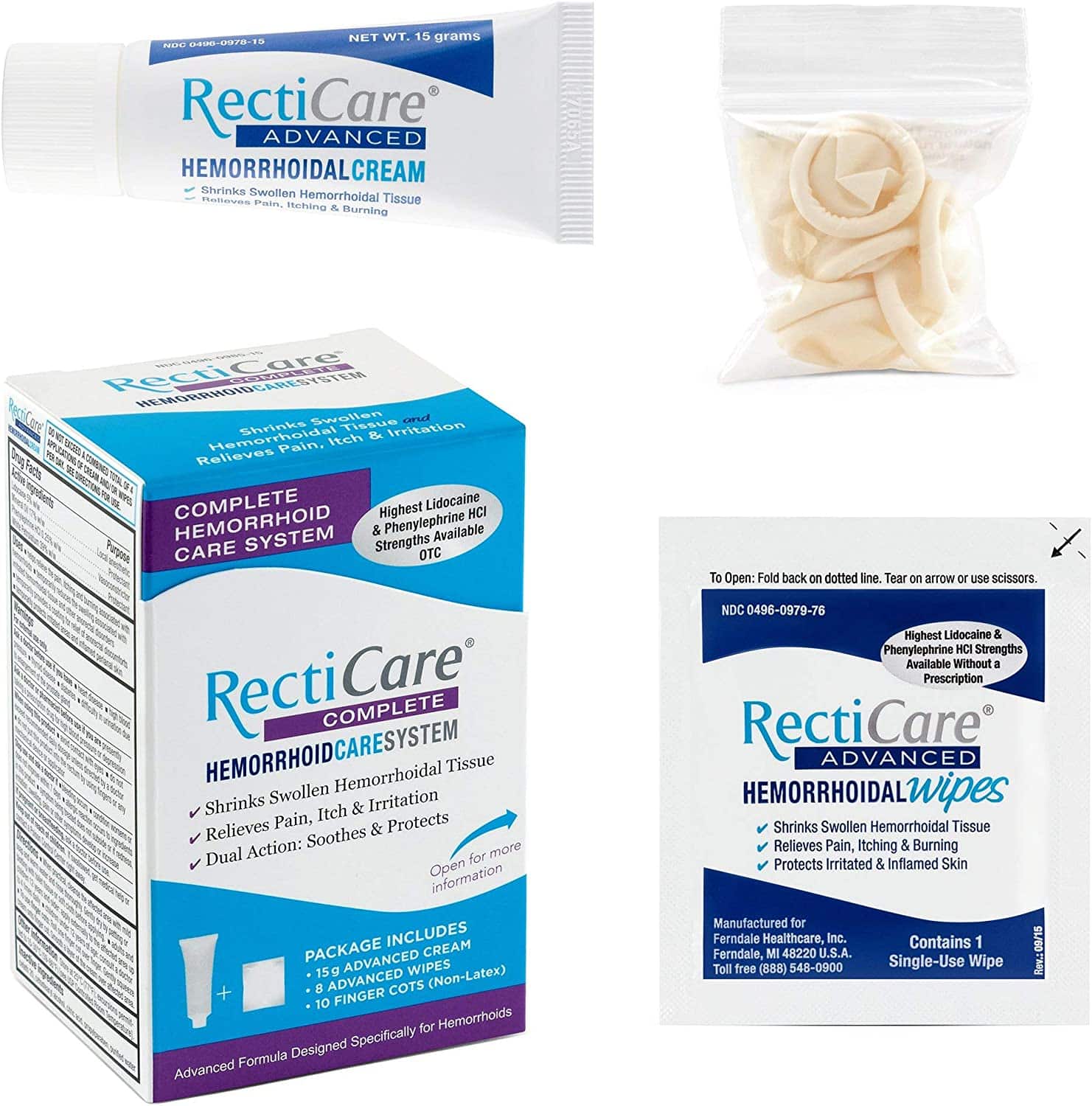 Amazon.com: RectiCare Complete Hemorrhoid Care System: Advanced ...