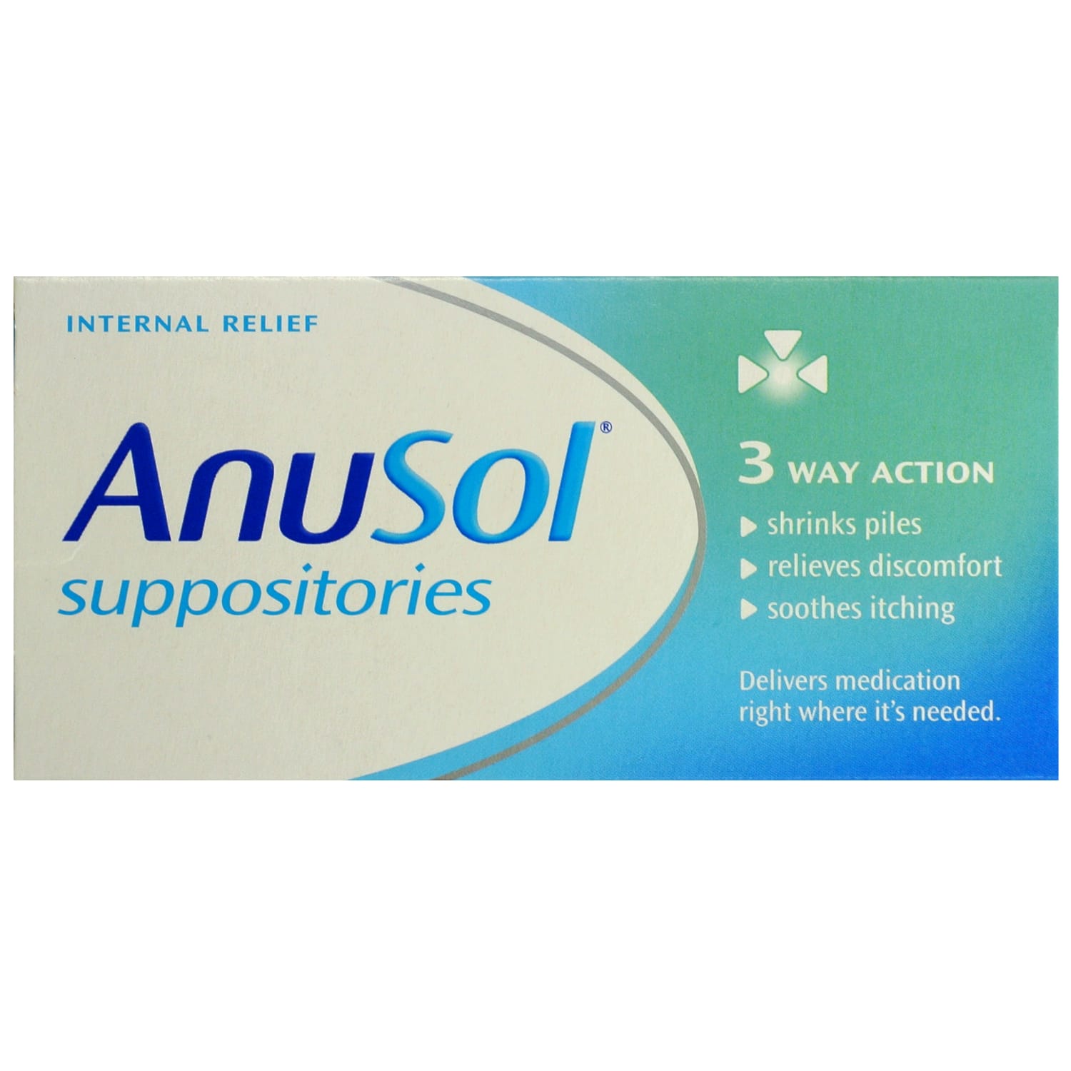 Anusol Hemorrhoid Suppositories Haemorrhoids Piles Treatment 12 Pack ...