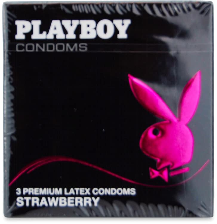 Buy Playboy Strawberry Condoms 3s