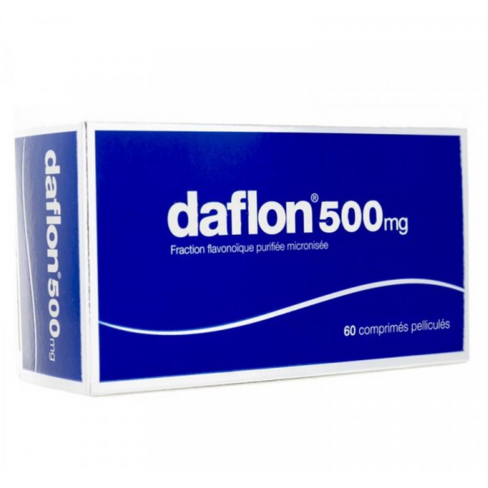 DAFLON 500 MG Hemorrhoid Venous circulation 60 Capsules â Armran