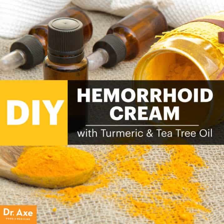 DIY Hemorrhoid Cream with Turmeric &  Tea Tree Oil