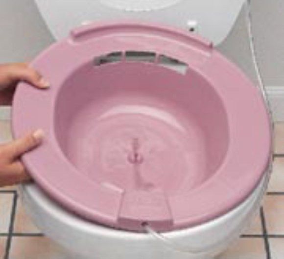 Fitting A Sitz Bath On Toilet Bowl