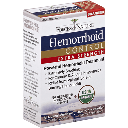 Forces of Nature Organic Hemorrhoid Control