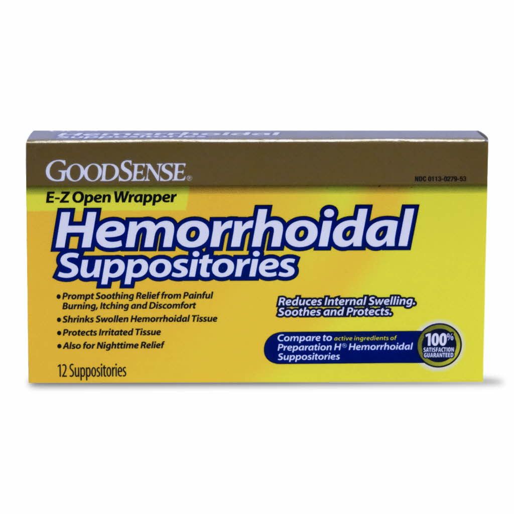 GoodSense Hemorrhoidal Suppositories