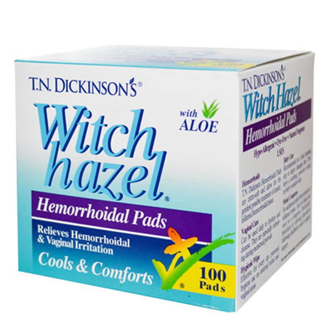 Hemorrhoidal Pads Witch Hazel With Aloe