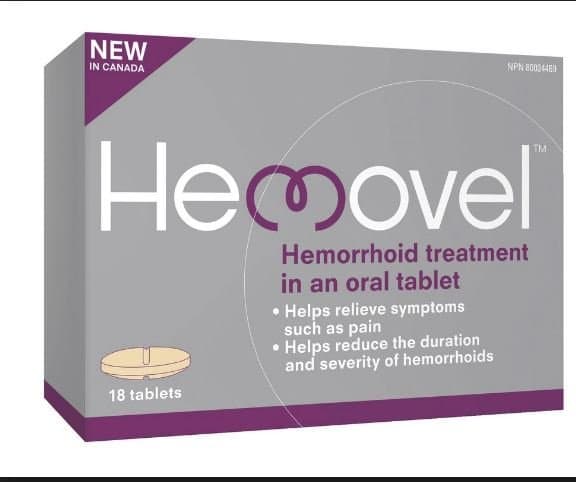 Hemovel Oral Treatment Hemorrhoids From Canada