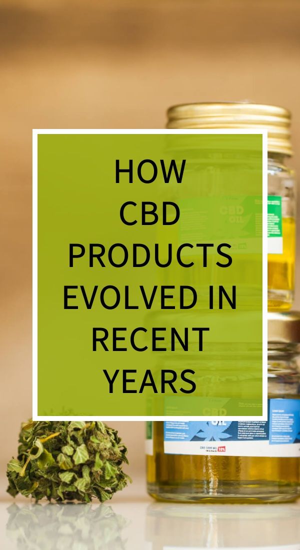 How CBD Products Evolved in Recent Years
