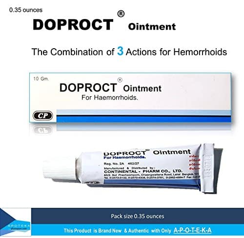 Hydrocortisone Hemorrhoids Relief Ointment (Doproct Ointment Packing 0. ...