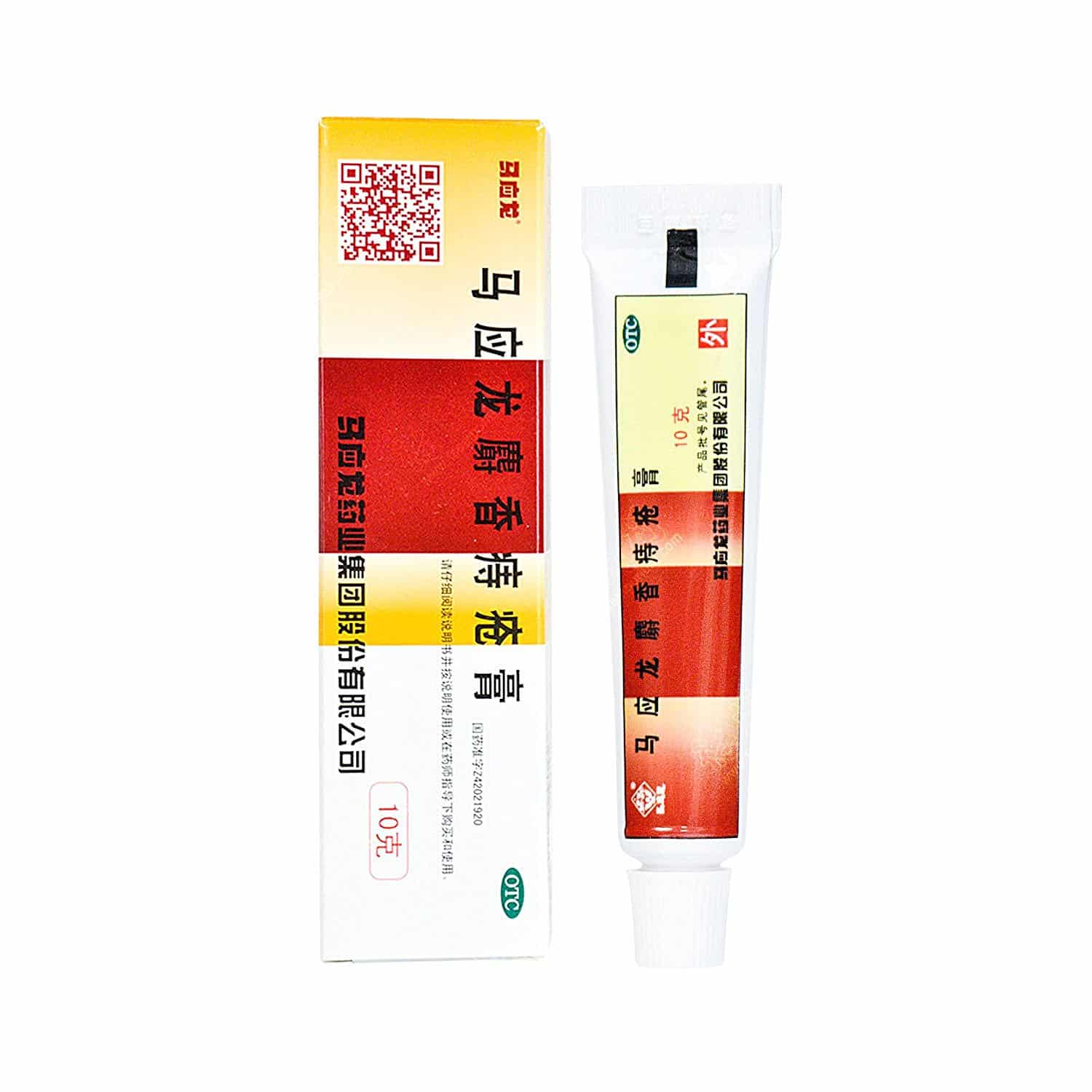 Ma Ying Long Hemorrhoids Ointment 0.35 oz (10g), 3 Packs
