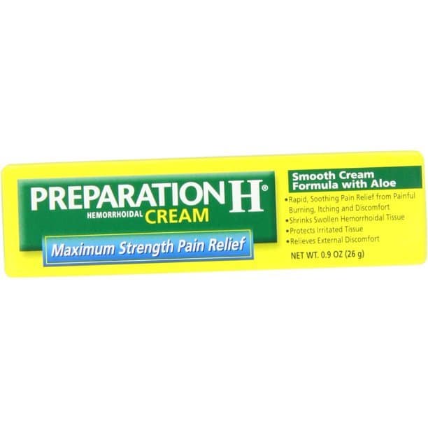 Preparation H Hemorrhoidal Cream Maximum Strength With Aloe Reviews ...