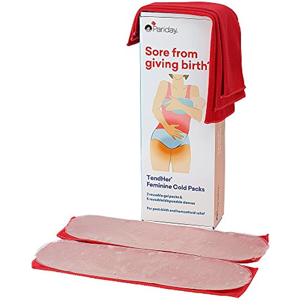 TendHer Reusable Perineal Ice Packs For Postpartum &  Hemorrhoid Pain ...