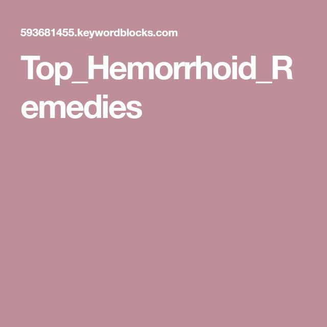 Top_Hemorrhoid_Remedies