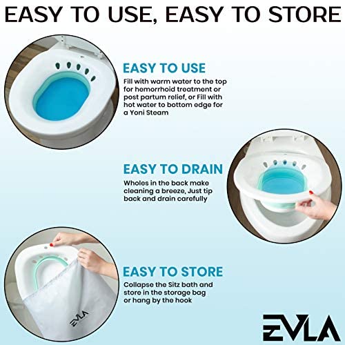 Wholesale EVLA Sitz Bath for Toilet Seat Kit! Discrete Care Sitz Bath ...